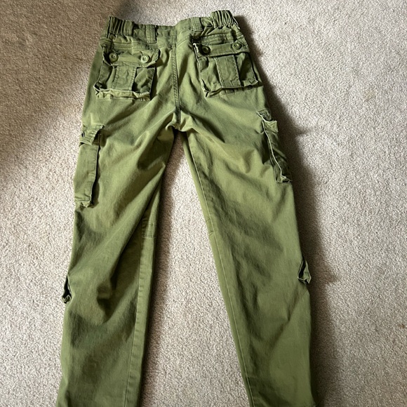Olive Green Utility Cargo Pants – Women’s Size 2 - Picture 6 of 13